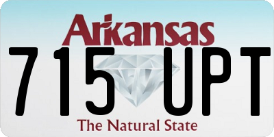 AR license plate 715UPT