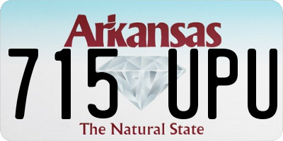 AR license plate 715UPU