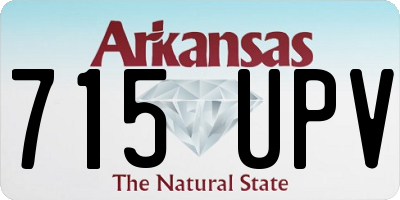 AR license plate 715UPV