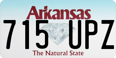 AR license plate 715UPZ