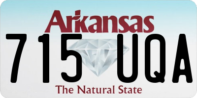 AR license plate 715UQA