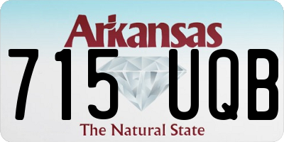 AR license plate 715UQB