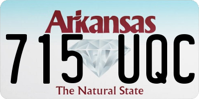 AR license plate 715UQC