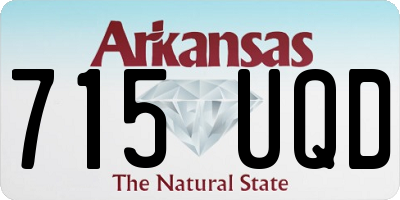 AR license plate 715UQD