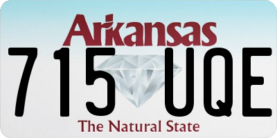 AR license plate 715UQE