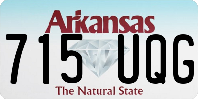 AR license plate 715UQG