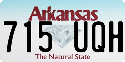 AR license plate 715UQH