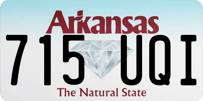 AR license plate 715UQI