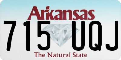AR license plate 715UQJ