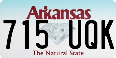 AR license plate 715UQK