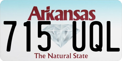 AR license plate 715UQL