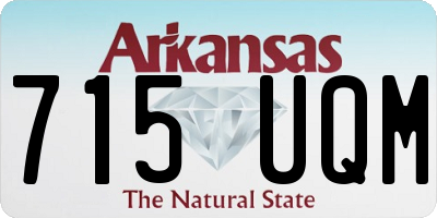 AR license plate 715UQM