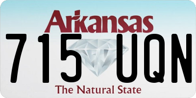 AR license plate 715UQN