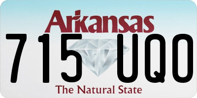 AR license plate 715UQO