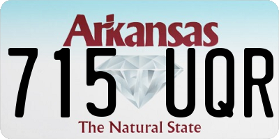 AR license plate 715UQR