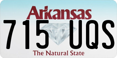 AR license plate 715UQS