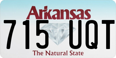 AR license plate 715UQT