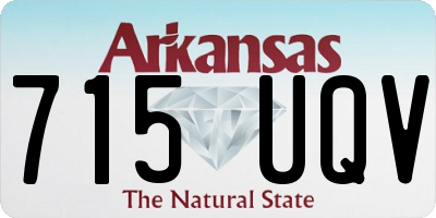 AR license plate 715UQV
