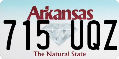 AR license plate 715UQZ