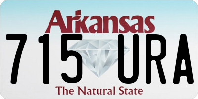AR license plate 715URA