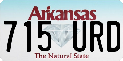 AR license plate 715URD