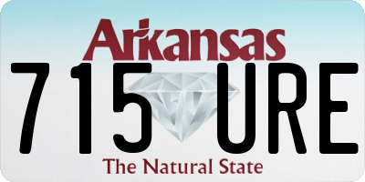 AR license plate 715URE