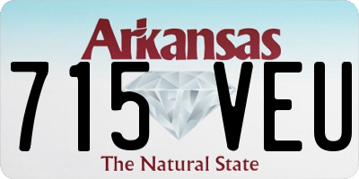 AR license plate 715VEU