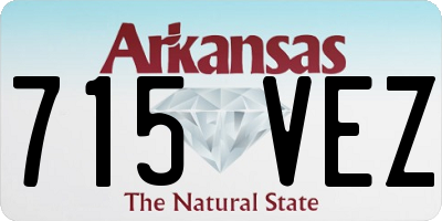 AR license plate 715VEZ