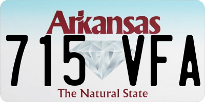 AR license plate 715VFA