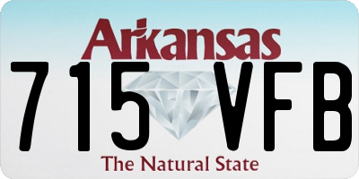 AR license plate 715VFB