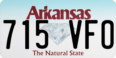 AR license plate 715VFO