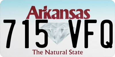 AR license plate 715VFQ
