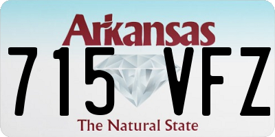 AR license plate 715VFZ