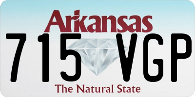 AR license plate 715VGP
