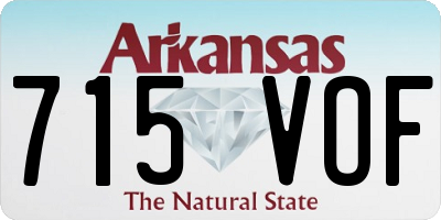 AR license plate 715VOF