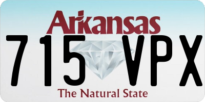 AR license plate 715VPX