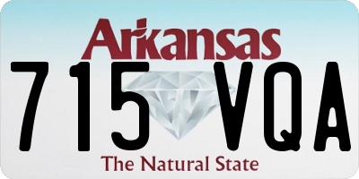 AR license plate 715VQA