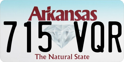 AR license plate 715VQR