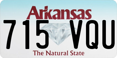 AR license plate 715VQU