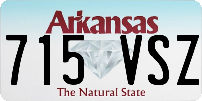 AR license plate 715VSZ