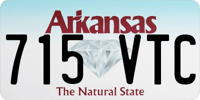 AR license plate 715VTC