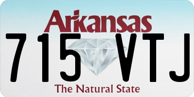 AR license plate 715VTJ