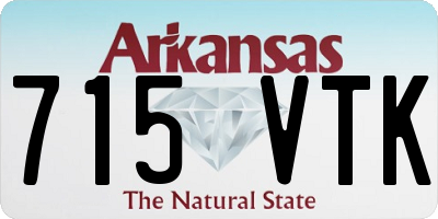 AR license plate 715VTK