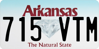 AR license plate 715VTM