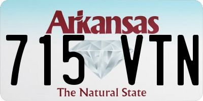 AR license plate 715VTN