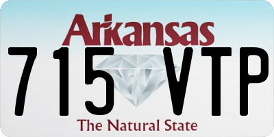 AR license plate 715VTP