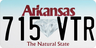 AR license plate 715VTR