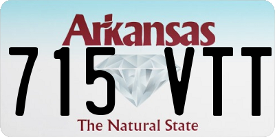 AR license plate 715VTT