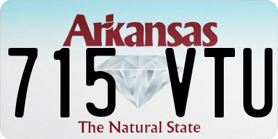 AR license plate 715VTU