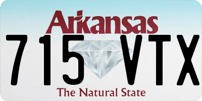 AR license plate 715VTX